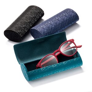 FEFI® - Brillenetui Hardcase – atemberaubende Glitzer-Optik in Premium Qualität – inkl. Mikrofasertuch – Bild 4